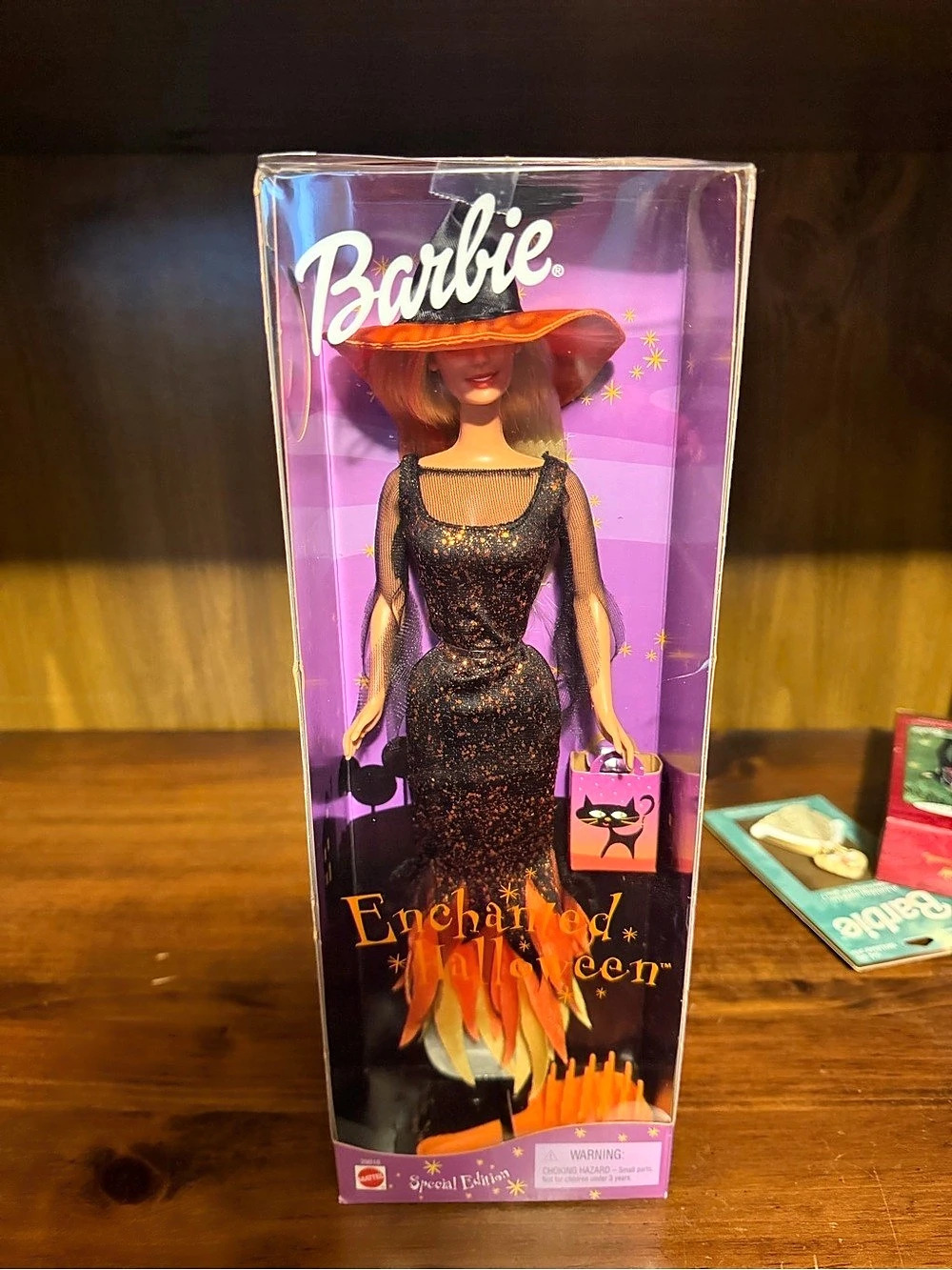 Barbie Enchanted Halloween Barbie Doll Black & Pink